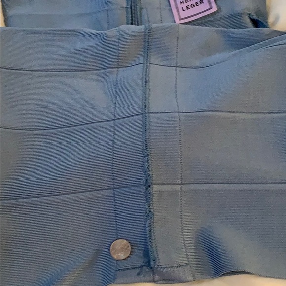 Herve Leger Deep V neck Haze bandage dress - Picture 8 of 8